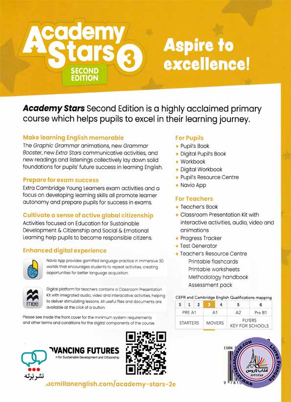کتاب انگلیسی آکادمی استارز Academy Stars 3 Second Edition