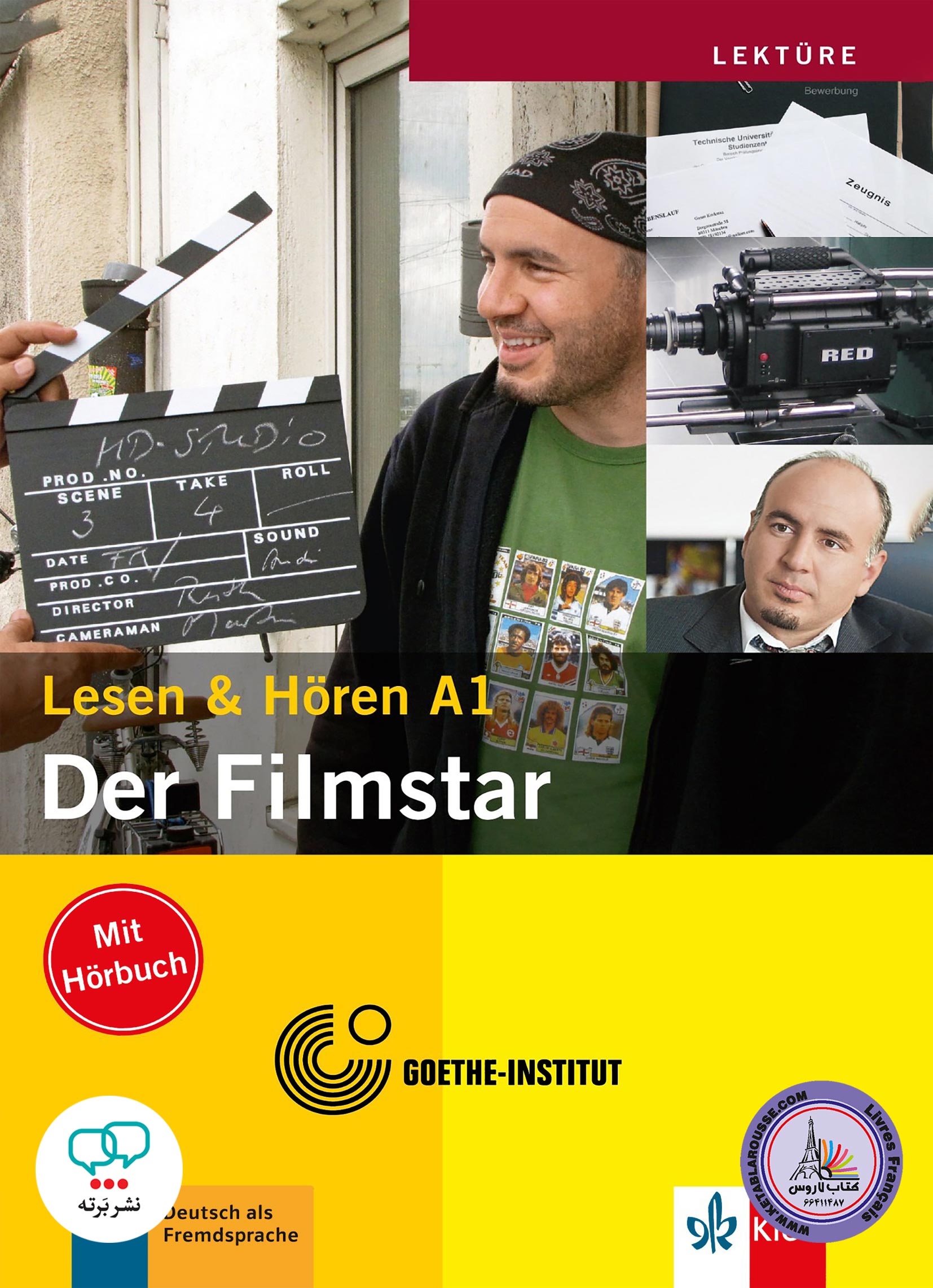کتاب داستان آلمانی Der Filmstar lesen und horen A1