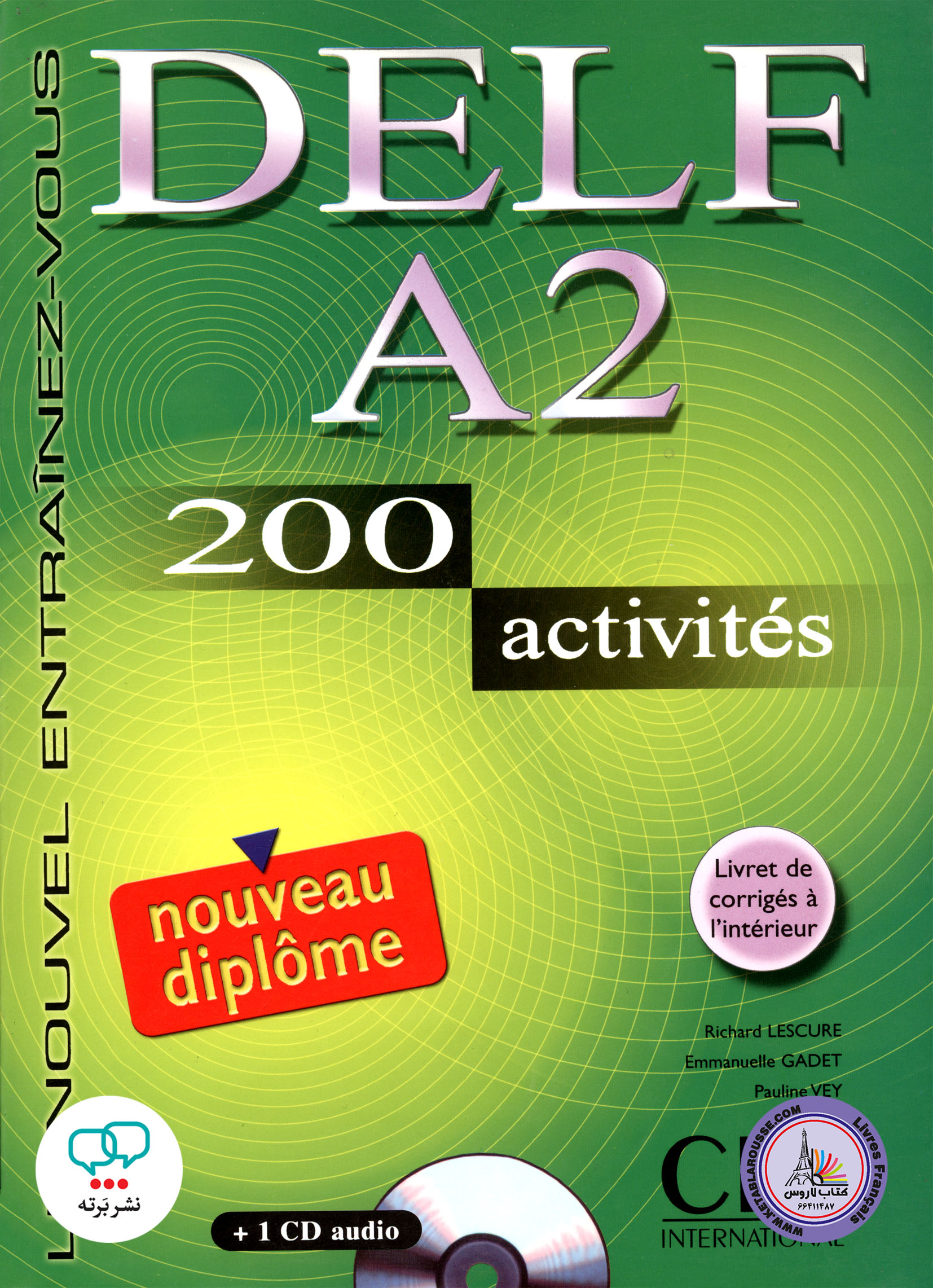 کتاب آزمون فرانسوی دلف DELF A2 200 ACTIVITES