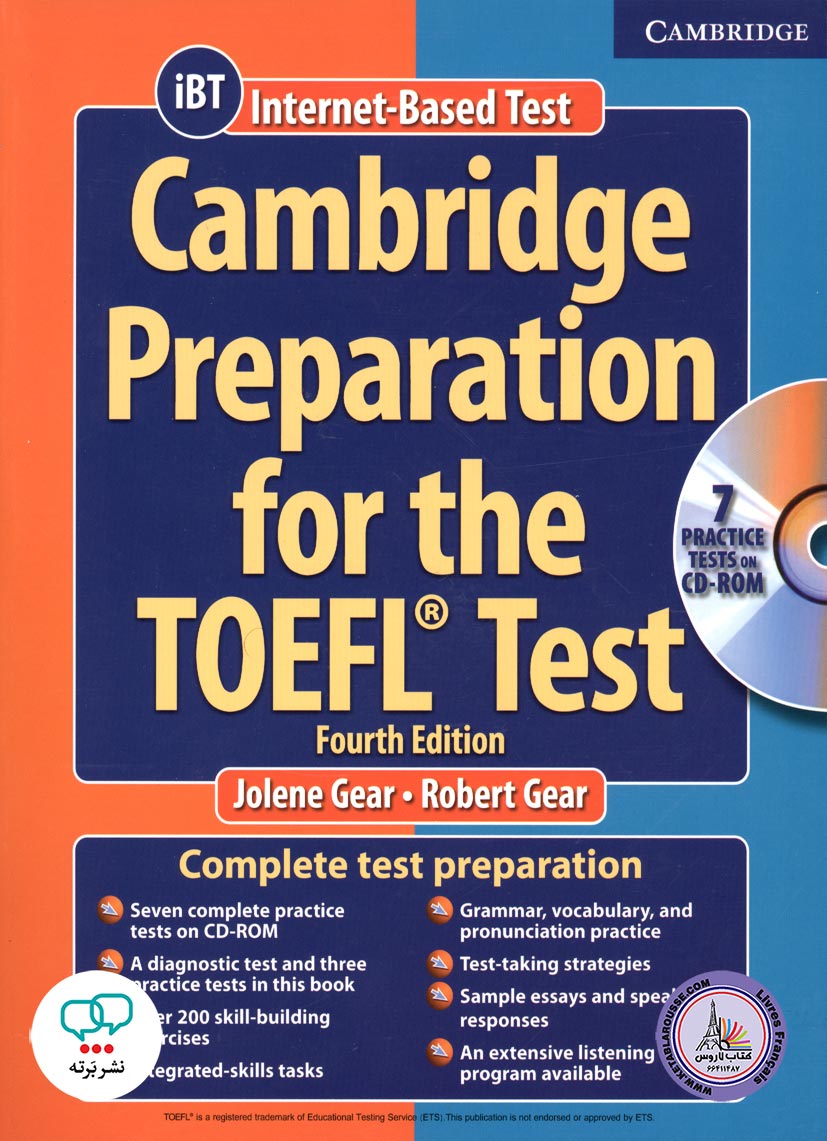 کتاب انگلیسی آزمون تافل Cambridge Preparation for the TOEFL Test Fourth Ed