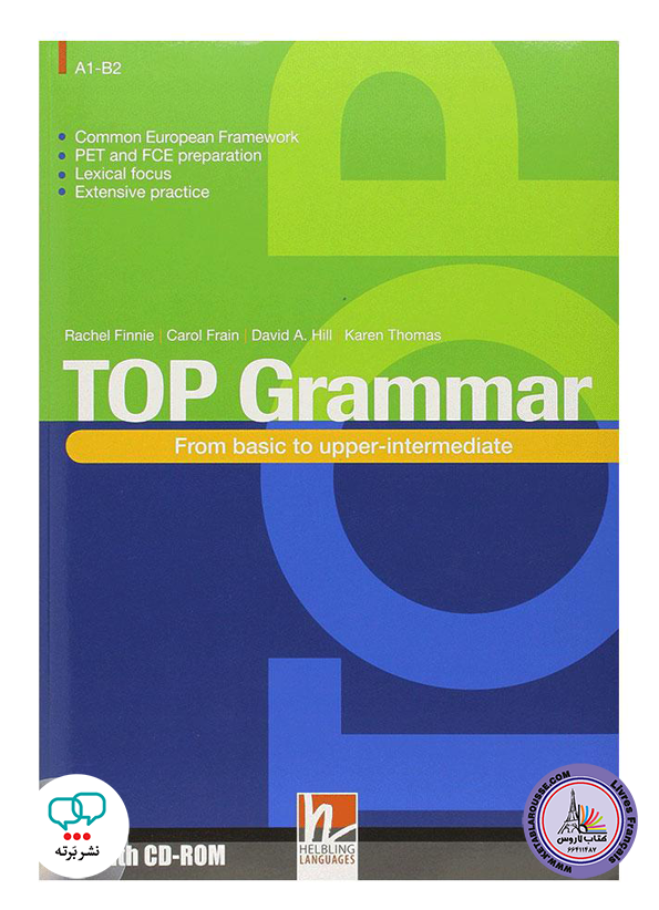 کتاب گرامر انگلیسی Top Grammar A1 B2