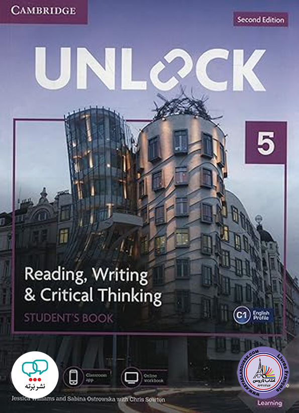 کتاب انگلیسی آنلاک Unlock Level 5 Reading Writing and Critical Thinking 2nd