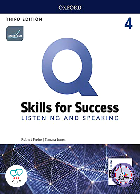 کتاب انگلیسی کیو اسکیلز Q Skills for Success 4 Listening and Speaking 3rd Edition
